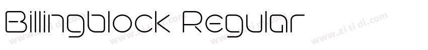 Billingblock Regular字体转换 Billingblock Regular字体转换
